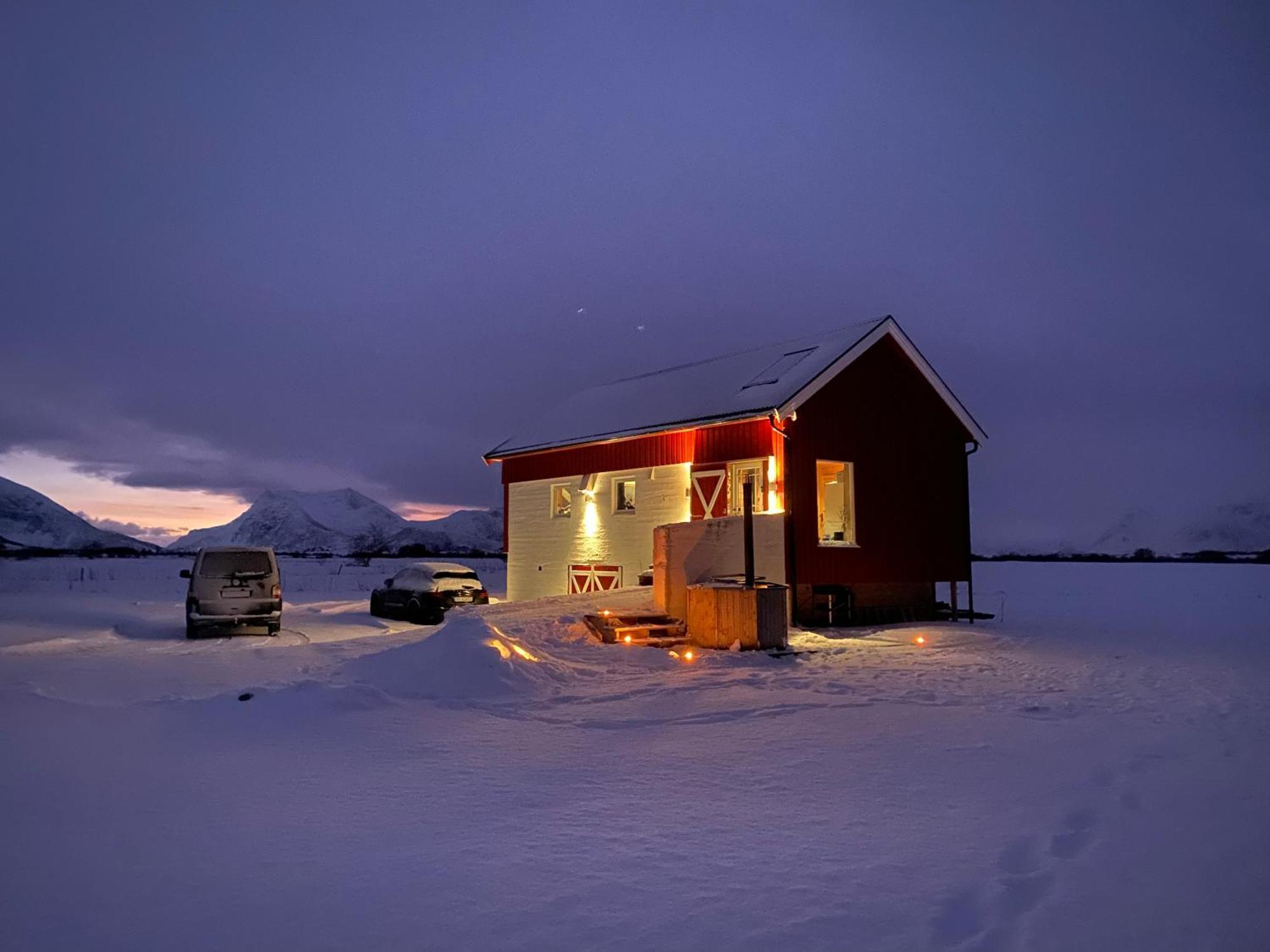 Unique Barnhouse In Amazing Gimsoy In Lofoten Saupstad  Luaran gambar